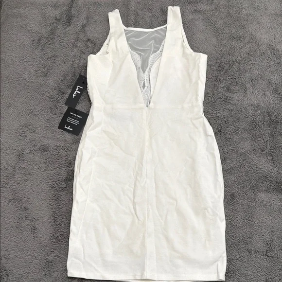 Lulu's Ivory Lace Dress - Picture 2 of 5